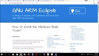 Installing GNU ARM Eclipse with OpenOCD