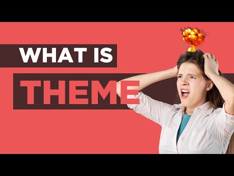 What is the difference between a theme and a plot?
