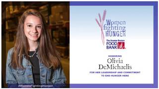 Olivia DeMichaelis, Women Fighting Hunger 2018 Keynote Speaker