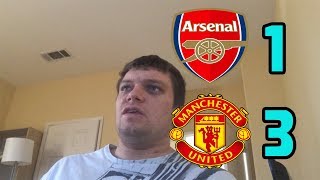 Arsenal vs Manchester United(1-3) Sanchez, Lingard, and Martial Goals Reaction! FA Cup Round 4
