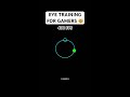 Get Better Aim with this 400 FPS Eye Training #gaming #shorts