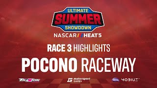 Pocono | Ultimate Summer Showdown - NASCAR Heat Round 3 Highlights
