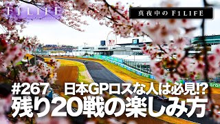 【真夜中のF1LIFE】F1日本GPロスな人に捧ぐ！今季残り20戦の楽しみ方！