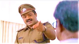 ആ കൈ ഞാൻ വെട്ടും | Suresh Gopi Mass Scene - Janathipathyam Movie Mass Scene