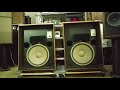 Demo Beautiful JBL L200 Speakers w/ Marantz 6350Q Turntable and Yamaha M-80 C-80 Amp and Controller