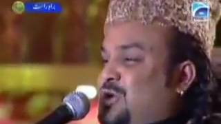 Mera koi Nahee Hai Tere   Qawwali by Amjad Sabri Geo TV flv