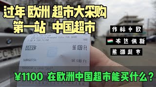 Budapest ¥1100（RMB) 在欧洲的中国超市能买什么？——过年超市采购，匈牙利｜布达佩斯｜熊猫超市