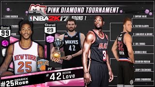 PINK DIAMONDS LOCKER CODES COMING TO NBA 2k17 MyTEAM! Pink Diamond Derrick Rose PLEASE!