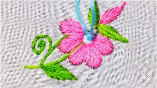 Easy Hand Embroidery Work।। Hand Embroidery।। Ah Embroidery 2.0