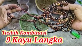 Kombinasi 9 Kayu Dalam Satu Tasbih