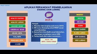 Download dan Tutotiral Aplikasi Perangkat Pembelajaran RPP 1 Lembar (Bisa semua MAPEL)