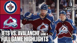 1st Round: Winnipeg Jets vs. Colorado Avalanche Game 4 | Full Game Highlights