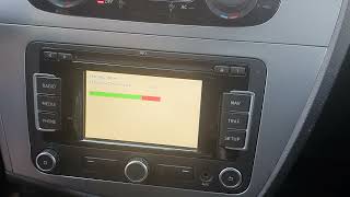 RNS310 on Seat Leon 2009 firmware update from 212 to 351