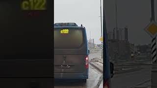 Отправление GAZ-city от остановки Метро Ольховая (01.12.24 г.)