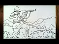 Army drawing||vijay diwas drawing||indian army