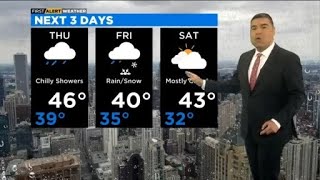 Chicago First Alert Weather: Chilly showers