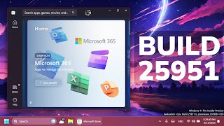 New Windows 11 Build 25951 – New 23H2 Apps and New Lock Screen Design (Canary)
