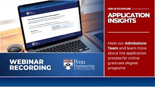 October 1, 2024 - Admissions Webinar - Application Insights