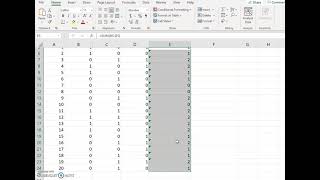 Simulating Multiple Coins in Excel