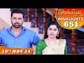 Ilakkiya Serial | EP 651 Highlights | 19th Nov 2024 | Shambhavy | Nandan | Sushma Nair