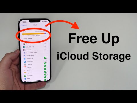 How To Free Up A TON of your iCloud Storage!!