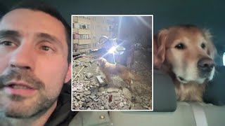 Svenska hunden Killian hittar överlevare efter jordbävningskatastr… | TV4 Nyheterna | TV4 & TV4 Play