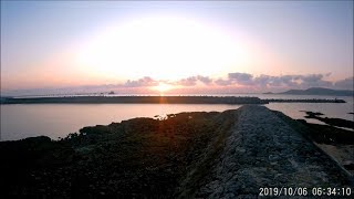 今朝の沖縄！早朝ドライブ 西原町 東海岸を散歩