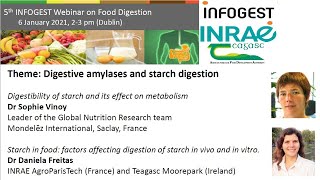 5th International Infogest Webinar on Food Digestion: Digestive amylases and starch digestion