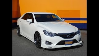 130系 マークX 250G フルエアロ 20インチAW 禁煙車 TOYOTA Markエックス カスタム例1台 ローダウン