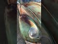 vw bug perfect patina fender