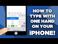 ONE HANDED KEYBOARD on your iPHONE! | iOS Tips | Virtua Computers 365 Days of Tips