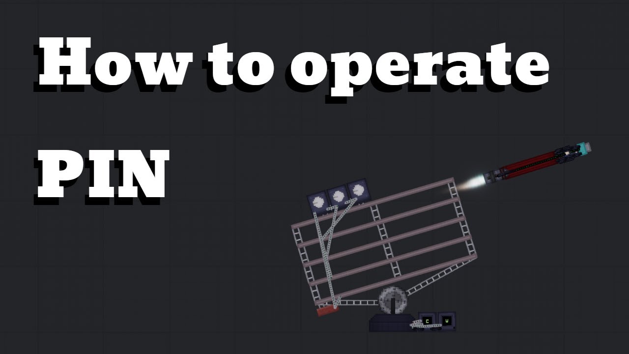 How To Operate The Pin Youtube