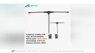 10PCS BAYCK ELRS 915MHz / 2.4GHz NANO ExpressLRS Receiver with T type Antenna Support Wifi