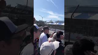 Insane trophy trucks jumping ramps during race #Nascar #trophytruck trophytr