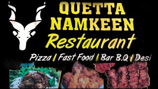 Quetta Namkeen Restaurant👻Special Pizza🍕Fast Food Bar B Q Desi❤️Latifabad No 8 Pakistan Street Food