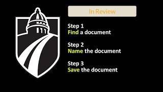How to Save Evidence Documents: Student Development and Service Units