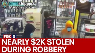 NYC crime: Nearly $2K stolen during armed smoke shop robbery