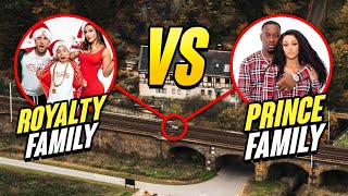 DRONE CATCHES THE ROYALTY FAMILY VS THE PRINCE FAMILY IN REAL LIFE!! *OMG HUGE FIGHT*