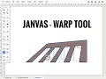 janvas svg editor warp tool