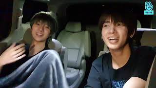 [ENGLISH] taehyun and beomgyu car vlive 191128