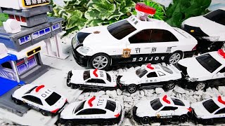 大きな警察署を作ろう！パトカーのトミカたちが入っていくよ♪ 緊急車両 サイレン トミカタウン ​ @solchannel170