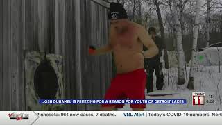 News   Josh Duhamel Is Freezing Up For A Reason For Youth Of Detroit Lakes