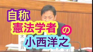 【自称憲法学者の小西洋之】立憲民主内でも主張がバラバラな事が明らかになる ＃玉木雄一郎　＃小西洋之