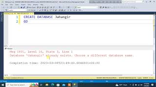 How to Create & USE DATABASE ।। MS SQL Server ।। SQL Bangla Tutorials
