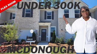 Beautiful New Townhome in McDonough, GA Under 300K | Flex Room|  Close to I-75