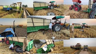 ਕਰਤੀ ਝੋਨੇ ਦੀ ਤਿਆਰੀ ||ਝੋਨੇ ਦੀ ਟਰਾਲੀ ਹੋਗੀ ਟੇਢ ||farmtrac50 ||5911|| mahindra