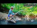 $25 Amazon SURVIVAL KIT Fishing Challenge! (Surprising)