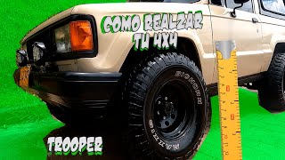 Como Realzar un carro 4x4 -  Trooper