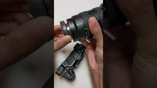 How to Attach \u0026 Remove a Lens from the Sony A6600 Mirrorless 4K Camera #SHORTS