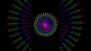 Circular Amazing Graphic Desing using Python turtle #python #coding #pythonshorts #viral #design